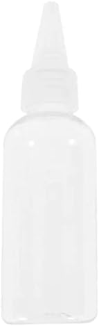 Refillable Condiment Squeeze Bottle 30ml Transparent Lid for BBQ Ketchup