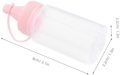 4-Piece Reusable Squeeze Bottles for Condiments