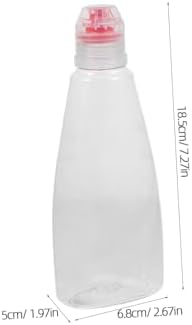 CIYODO - 3 Sets Travel-Sized Condiment Squeeze Bottles