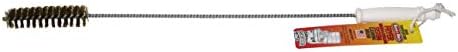 FryOilSaver Co 27 Inch Deep Fryer Drain Brush with Brass Bristles