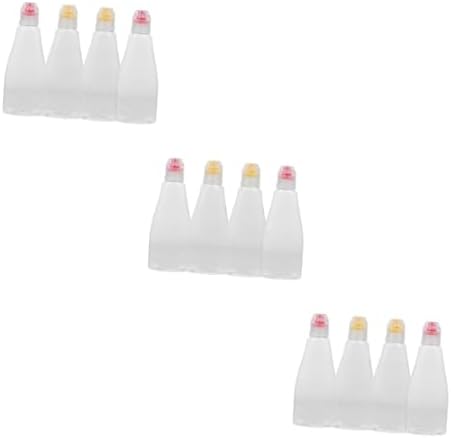 3-Pack Reusable Condiment Squeeze Bottles