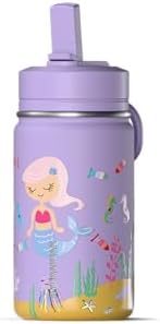 Hydrapeak Mini 14oz Fun Sticker Print Water Bottle with Straw Lid