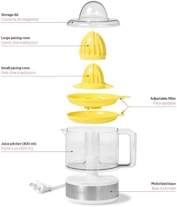 Starfrit Electric Citrus Juicer - Effortless Citrus Juicing in Seconds