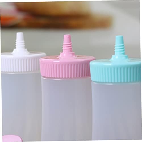 Squeeze Condiment Bottles for Ketchup Mustard Salad Dressing and More