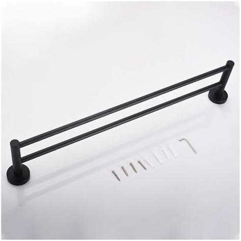 Towel Racks Towel Bar Black Perforated Towel Rack Bathroom Accessory