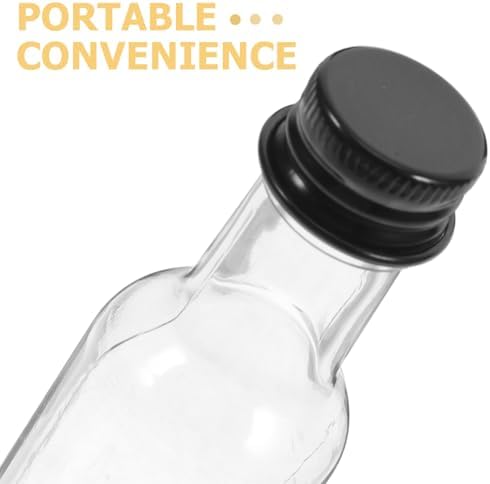 24pcs Mini Plastic Bottles with Aluminum Caps for Creative Beverages