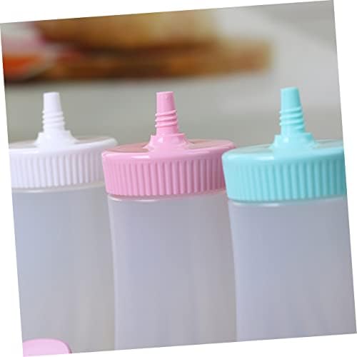 VINTORKY Condiment Squeeze Bottles for Ketchup Mustard Salad Dressing