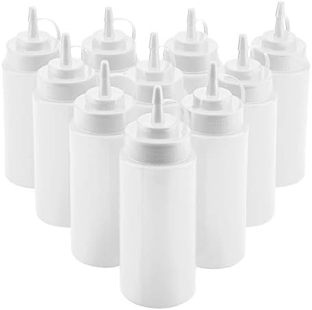 Enforose 460ml 10PCS Plastic Condiment Suffler Set