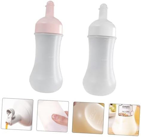PRETTYZOOM SqueezeCondiment Bottle Set Acid Alkaline Resistant