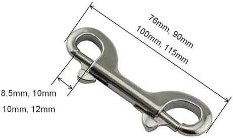 Stainless Steel Spring Hook Set for Camping and Hiking