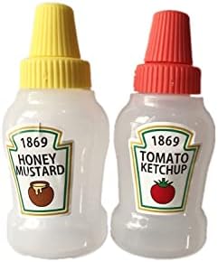 Double Squeezable Ketchup Mustard