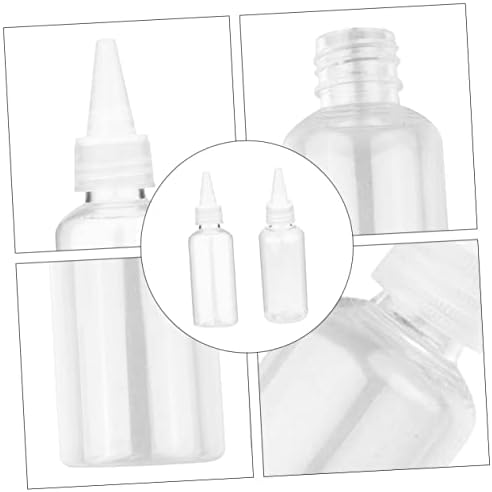 Set of 20 Squeeze Bottles with Pointed Nozzles 60ml PET Plastic 1