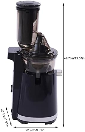 GDAE10 Masticating Juicer 250W Cold Press Slow Juicer with Large Feed Chute