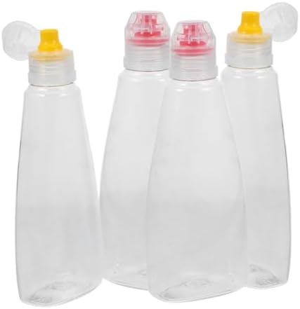3-Pack Reusable Condiment Squeeze Bottles