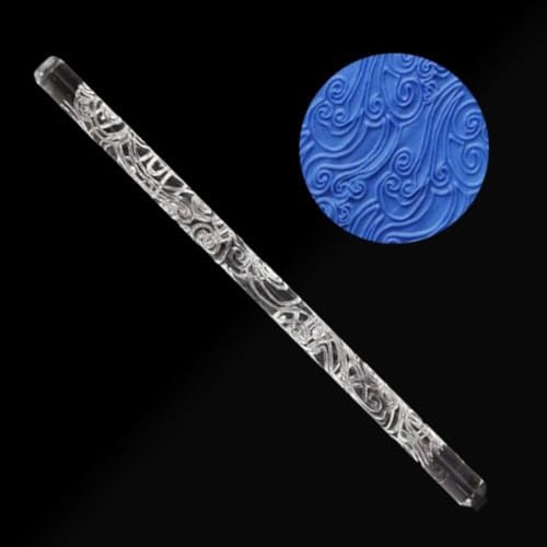 Delish Designz - acrylic rolling pin for baking creating beautiful treats