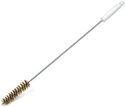 FryOilSaver Co 27 Inch Deep Fryer Drain Brush with Brass Bristles