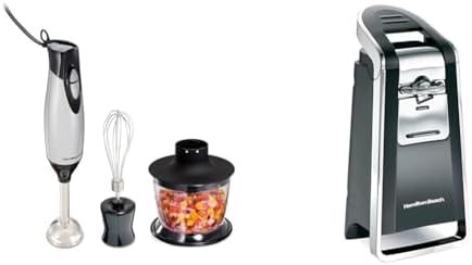 Hamilton Beach 4-in-1 Immersion Hand Blender and Can Opener