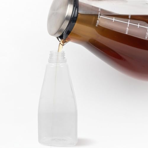 4pcs Honey Bottles Mini Plastic Squeeze Bottles with Flip Lids 1
