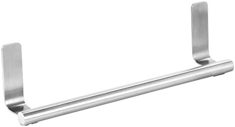Compact Self-Adhesive Towel Bar Holder for Easy Access