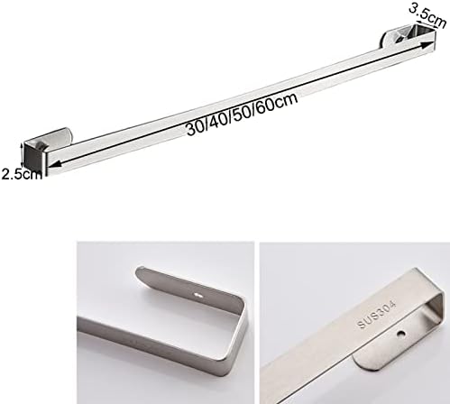 TiStm Wall Mounted Towel Rack Elegant Corrosion-Resistant 60CM