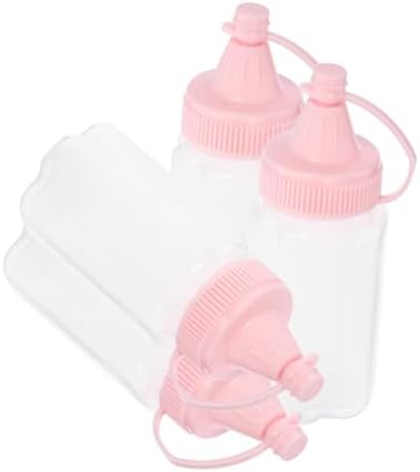 STOBAZA 4-Piece Squeeze Condiment Bottles