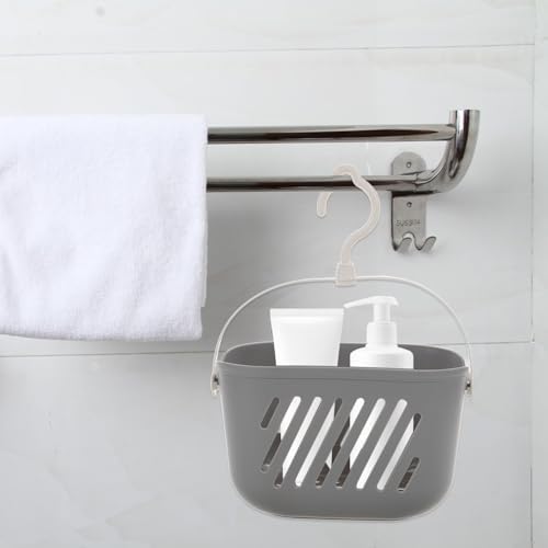 Hanging Shower Basket with Hook Handle for Home and Kitchen