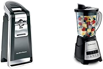 Hamilton Beach Smooth Touch Electric Can Opener with Wave Action Blender Bundle
