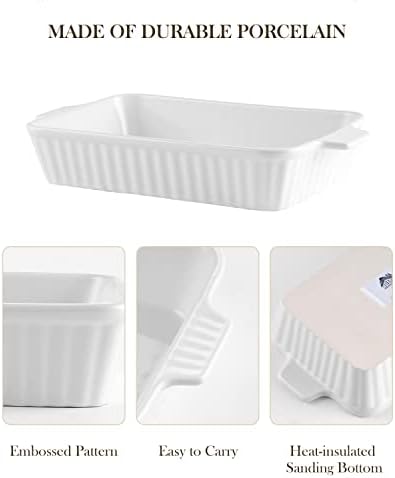 Malacasa Casserole Dishes for Oven Baking