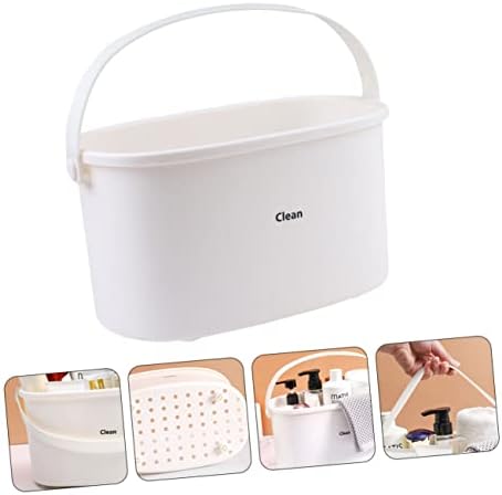 MAGICLULU Compact Portable Shower Basket for Bathroom Kitchen Use