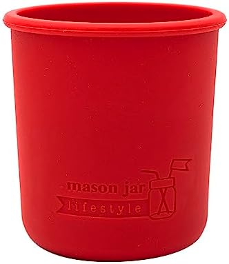 Mason Jar Lifestyle 8oz Silicone Sleeve 2 Pack