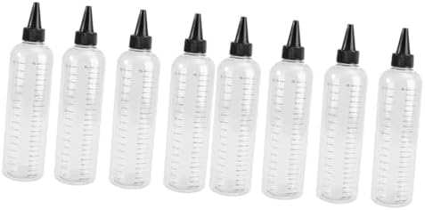 LIFKOME 8 Piece PET Hair Dye Squeeze Bottle Set