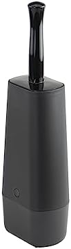 Casabella Smart Scrub Toilet Bowl Brush with Caddy Black