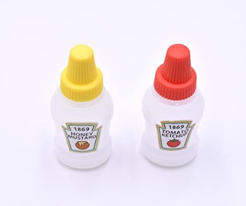 Double Squeezable Ketchup Mustard