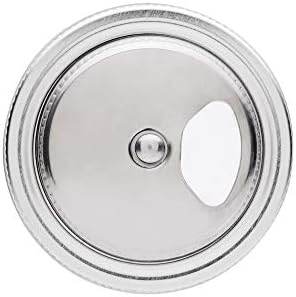 Jarware Stainless Steel Spice Shaker Lid Easy to Use Durable