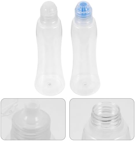 Jecompris 4-Piece Condiment Squeeze Bottles - Portable for Kids