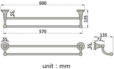 TiStm 60cm Wall Towel Holder
