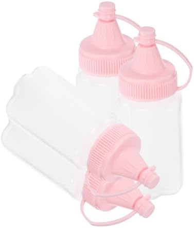 PRETYZOOM Reusable Plastic Squeeze Bottles Set 60ml