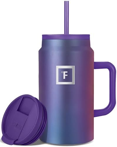 IRON FLASK Co-Pilot Insulated Mug With Straw Flip Cap 50 Oz
