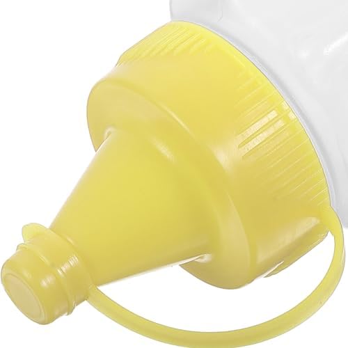 ABOOFAN 4pcs Squeeze Condiment Bottles Yellow
