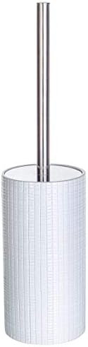 Creative Scents Estella White Toilet Brush Set