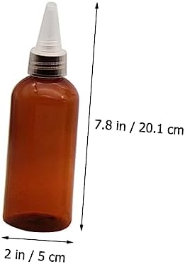 10pc Condiment Squeeze Caps with Reusable Brown Container from SHOWERORO