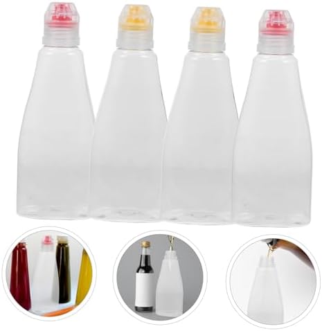 400g Honey Squeeze Bottles Set - Compact Leakproof Multi-Purpose