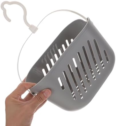 Hanging Shower Basket with Hook Handle for Home and Kitchen