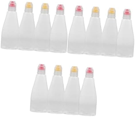 VILLFUL 3sets Squeeze Condiment Bottles for Easy Portion Control