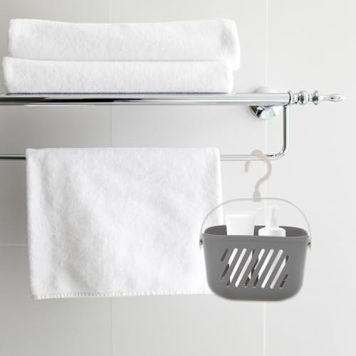 Hanging Shower Basket with Hook Handle for Home and Kitchen