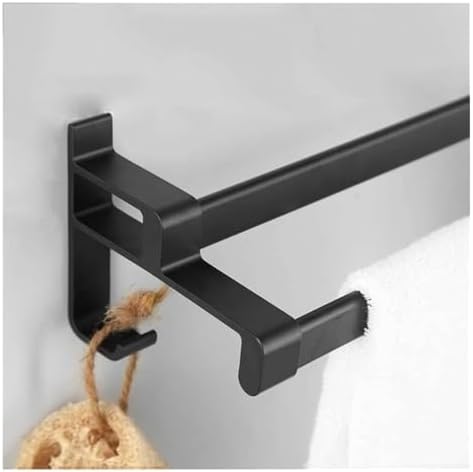 Secure Rust-Proof Aluminum Towel Rack