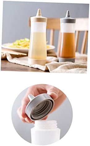 Garneck Reusable Condiment Squeeze Bottle Kitchen Essential for Salad Jam and Ketchup