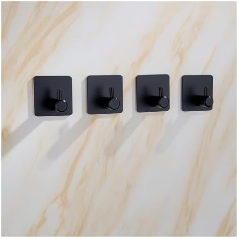 TiStm 4-Piece Hole-Free Wall-Mounted Towel Handbag Hangers
