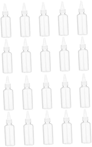Set of 20 Squeeze Bottles with Pointed Nozzles 60ml PET Plastic 1