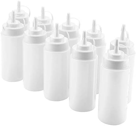 Enforose 460ml 10PCS Plastic Condiment Suffler Set